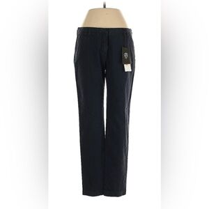 Eleventy Italian cotton pants with ostrich print